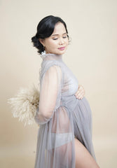 Blooming Wisdom Maternity Tulle Dress | The Nest Attachment Parenting Hub