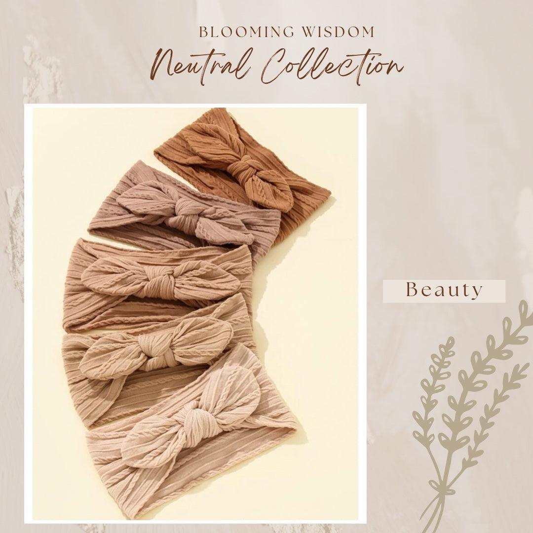 Blooming Wisdom Neutral Collection Headbands - Beauty | The Nest Attachment Parenting Hub