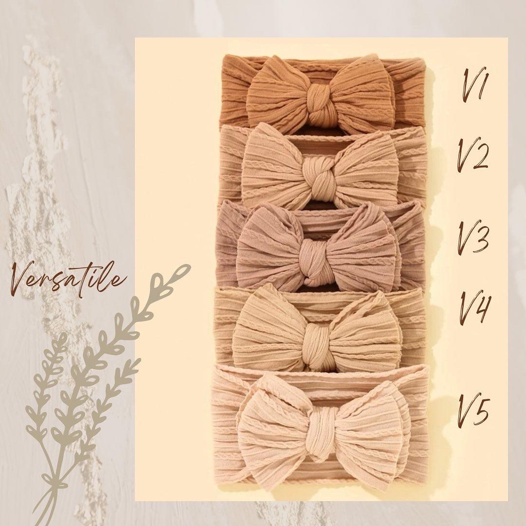 Blooming Wisdom Neutral Collection Headbands - Versatile | The Nest Attachment Parenting Hub