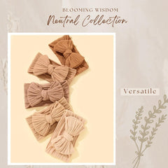 Blooming Wisdom Neutral Collection Headbands - Versatile | The Nest Attachment Parenting Hub