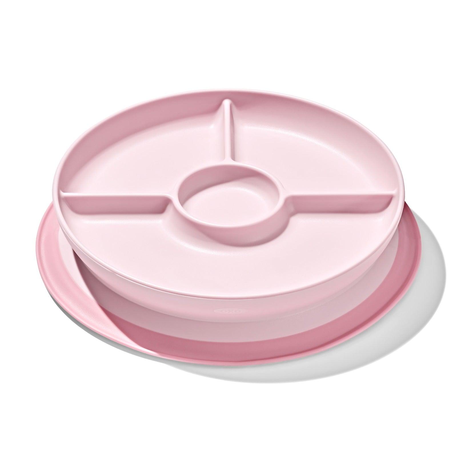 Oxo Tot Stick & Stay Suction Divided Plate | The Nest Attachment Parenting Hub