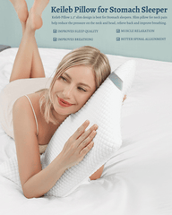 BNCo Ergonomic Slim Gel-infused Memory Foam Pillow (Keileb) | The Nest Attachment Parenting Hub