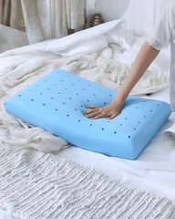 BNCo Ergonomic Ventilated Gel Infused Memory Foam Pillow | The Nest Attachment Parenting Hub