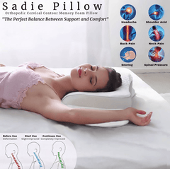 BNCo Orthopedic Cervical Contour Memory Foam Pillow (Sadie) | The Nest Attachment Parenting Hub