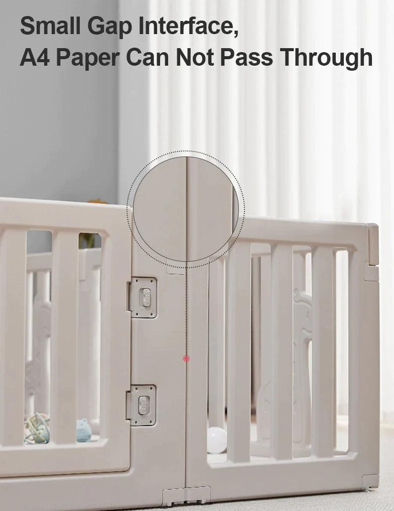 Bonjour Baby 12 Panel Playpen with Door | The Nest Attachment Parenting Hub
