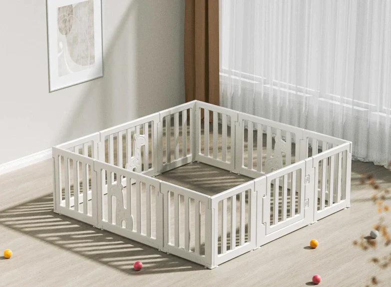 Bonjour Baby 12 Panel Playpen with Door | The Nest Attachment Parenting Hub