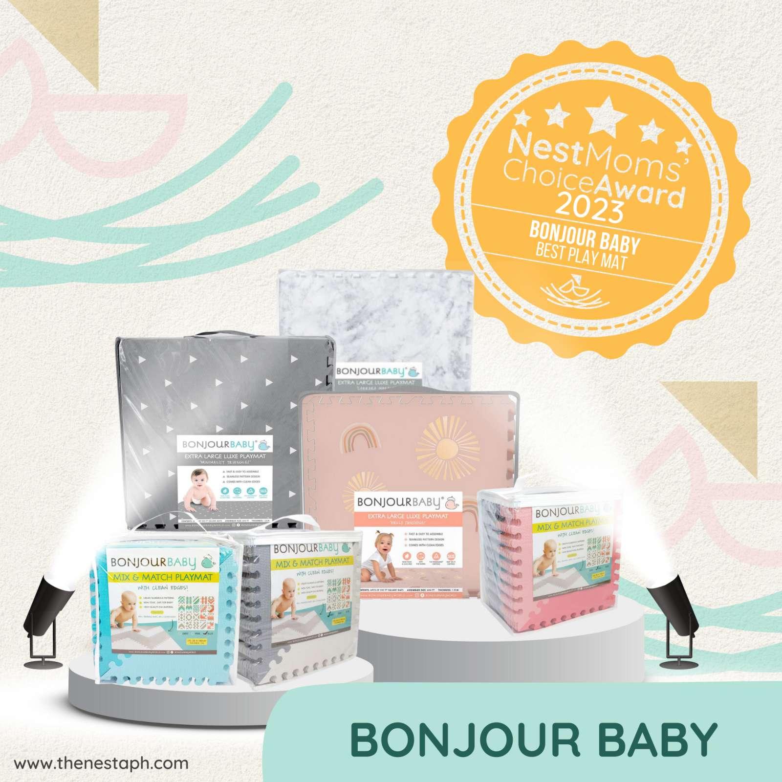 Bonjour Baby Extra Large Luxe Playmat (Carrara Marble) | The Nest Attachment Parenting Hub