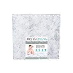 Bonjour Baby Extra Large Luxe Playmat (Carrara Marble) | The Nest Attachment Parenting Hub