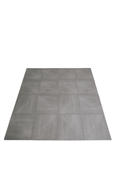 Bonjour Baby Extra Large Luxe Playmat Stone Wash Grey | The Nest Attachment Parenting Hub