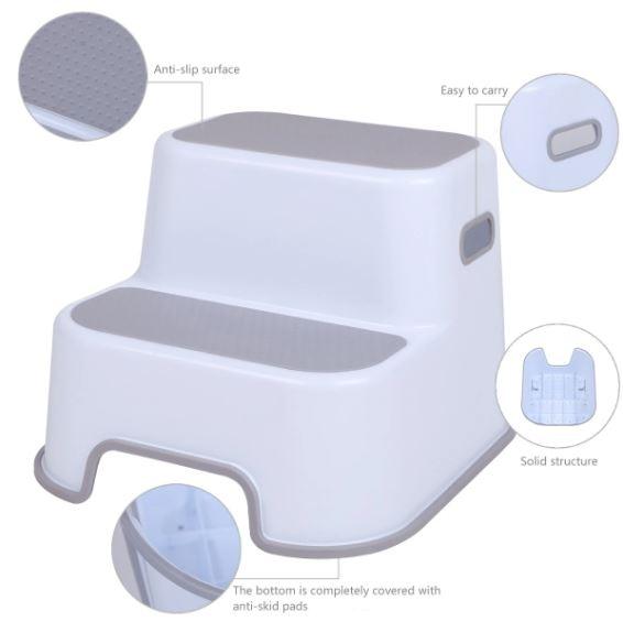 Bonjour Baby Non-Skid Step Stool Blue | The Nest Attachment Parenting Hub