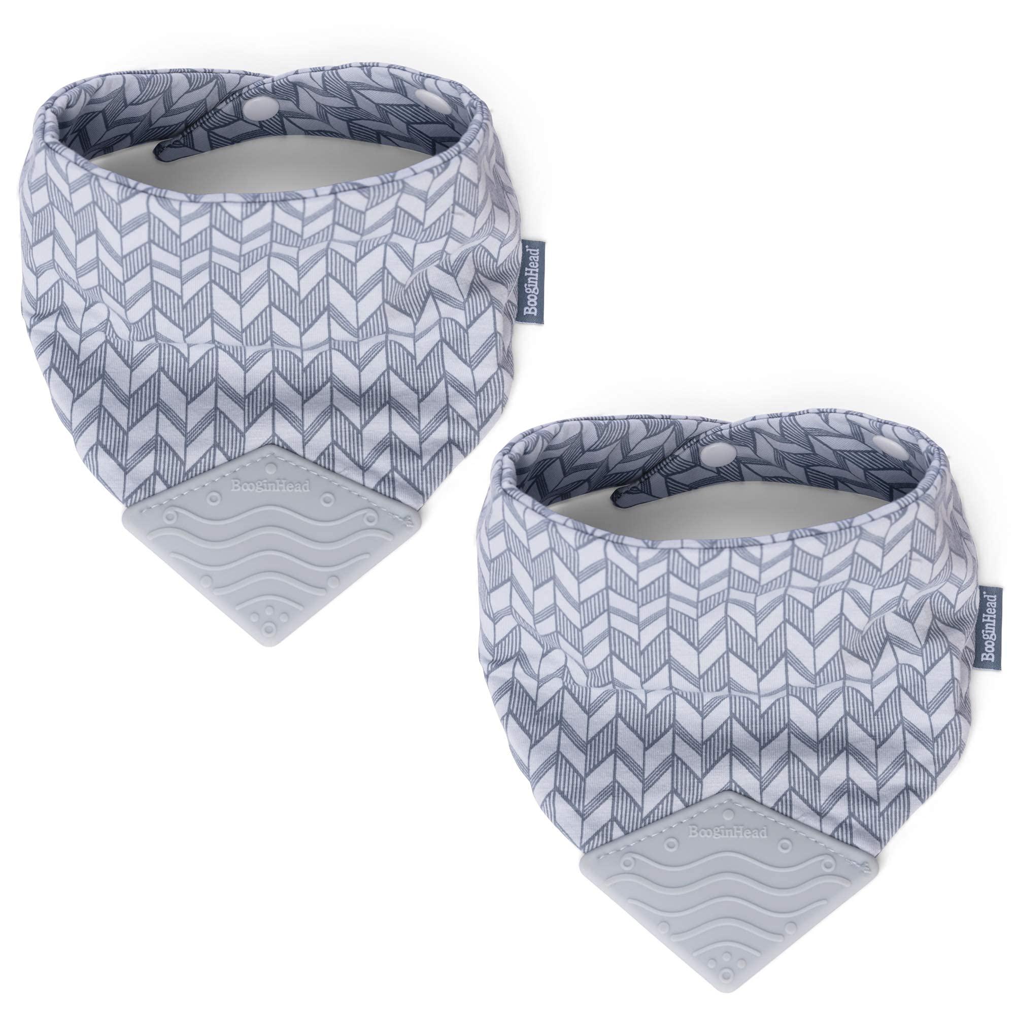 Booginhead Bandana Teether Bib 2-Pack 3m+ | The Nest Attachment Parenting Hub