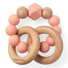 Booginhead Beaded Silicone & Wood Teething Rings | The Nest Attachment Parenting Hub