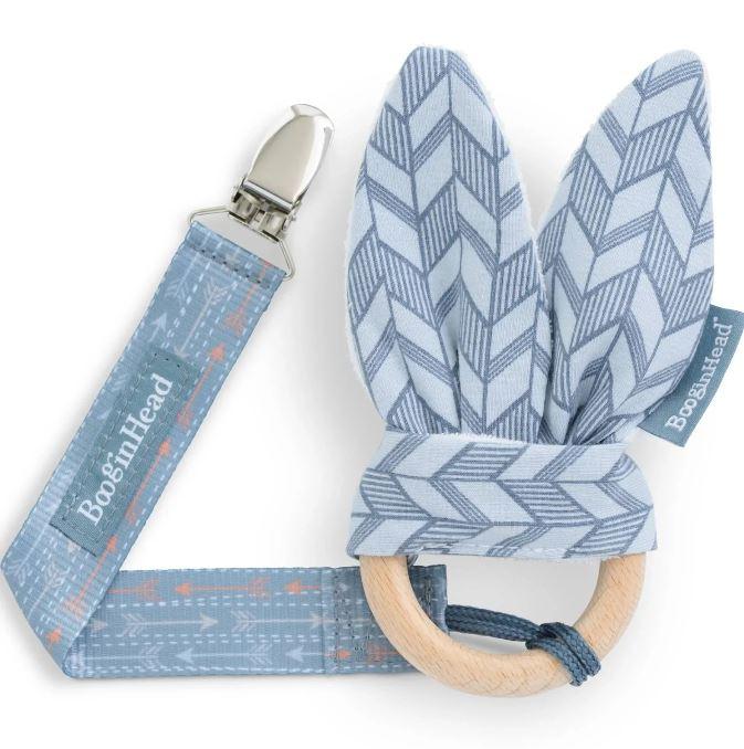Booginhead BunBun Teether & PaciGrip | The Nest Attachment Parenting Hub
