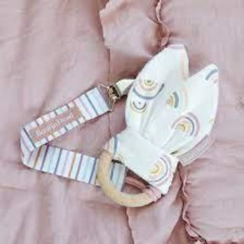 Booginhead BunBun Teether & PaciGrip | The Nest Attachment Parenting Hub