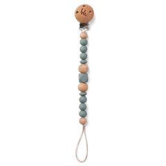 BooginHead Silicone & Wood Beaded Paci Clip | The Nest Attachment Parenting Hub