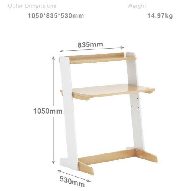 Boori Adjustable Oslo Study Table Desk - No Box | The Nest Attachment Parenting Hub