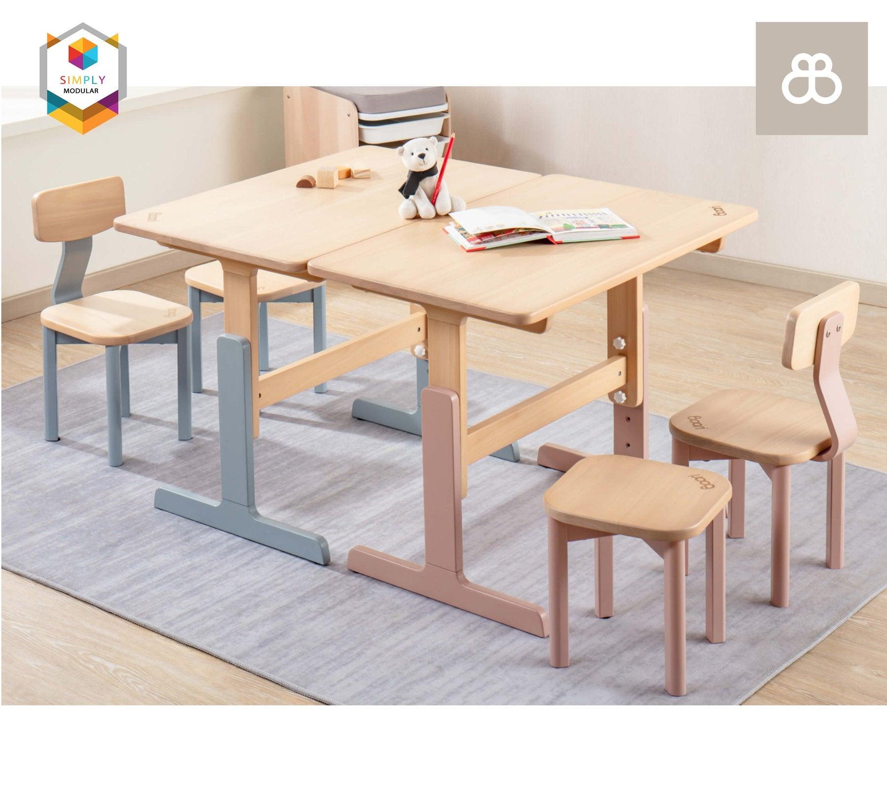 Boori Adjustable Tidy Learning Study Table Desk | The Nest Attachment Parenting Hub