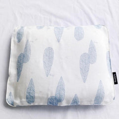 Borny Air Pillow Junior Pillowcase - Blue Leaf | The Nest Attachment Parenting Hub