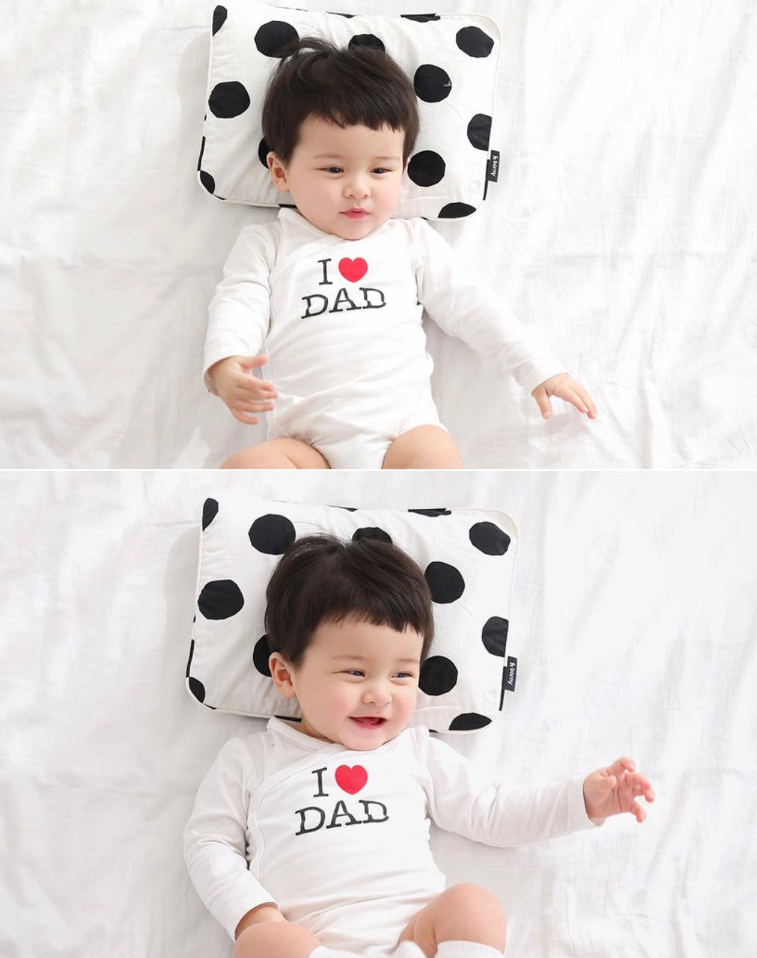 Borny Air Pillow Newborn Pillowcase Big Dot White | The Nest Attachment Parenting Hub