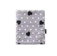 Borny Large Blanket Je t'aime Gray | The Nest Attachment Parenting Hub