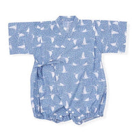 Borny Tie-Side Onesie Mix Blue | The Nest Attachment Parenting Hub