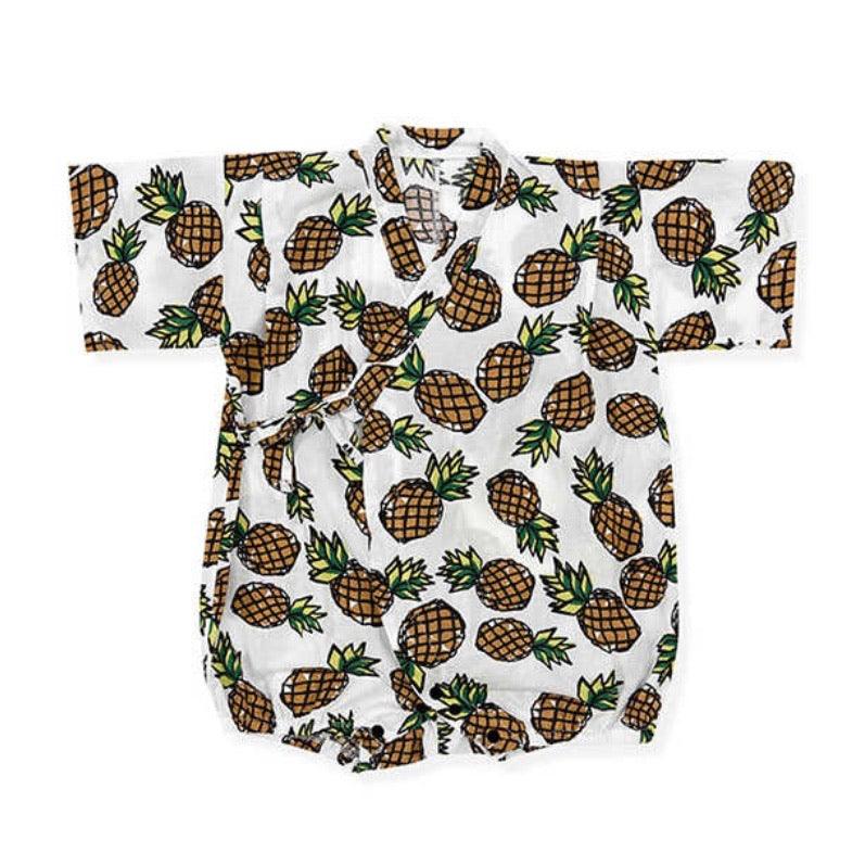 Borny Tie-Side Onesie Pineapple | The Nest Attachment Parenting Hub