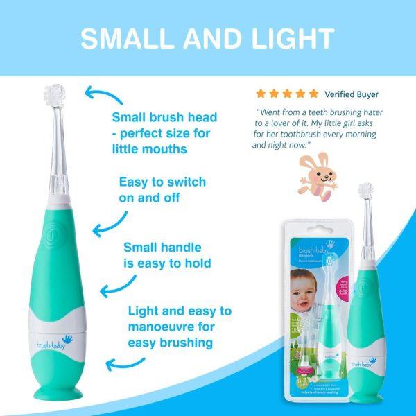 Brush-Baby Babysonic Electric Toothbrush 0-36mo | The Nest Attachment Parenting Hub
