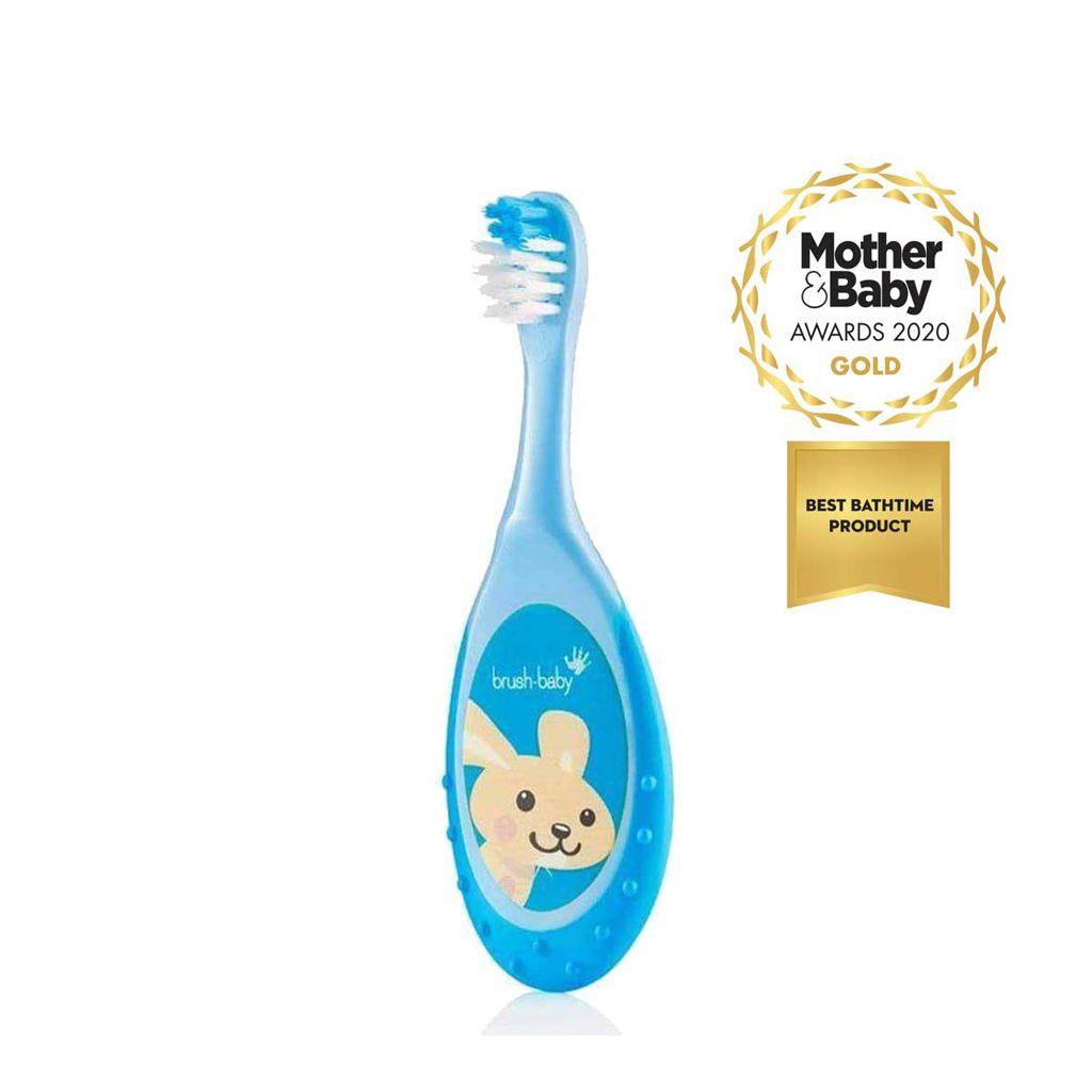 Brush-Baby Bobbie Flossbrush 0-36mo | The Nest Attachment Parenting Hub