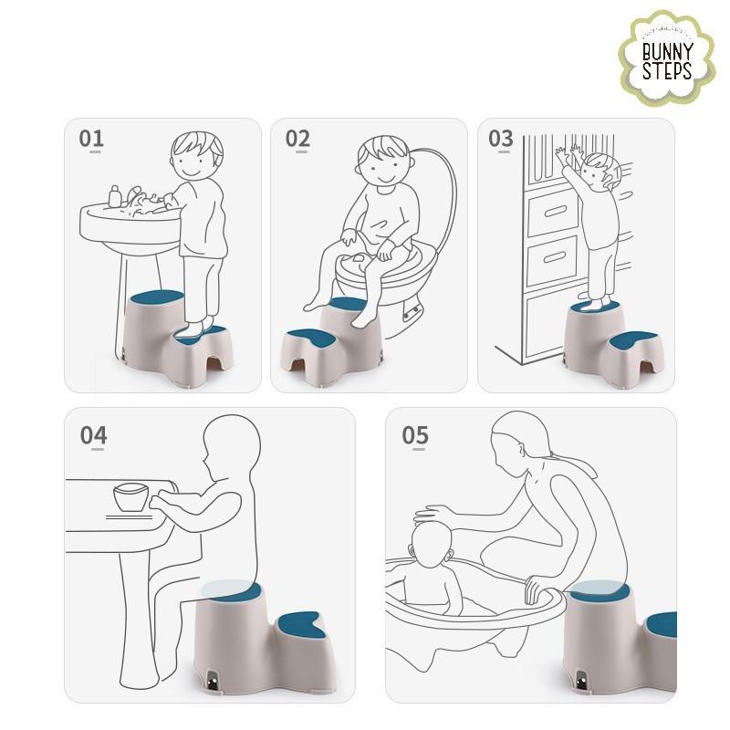 Bunny Steps Toddler Step Stool | The Nest Attachment Parenting Hub