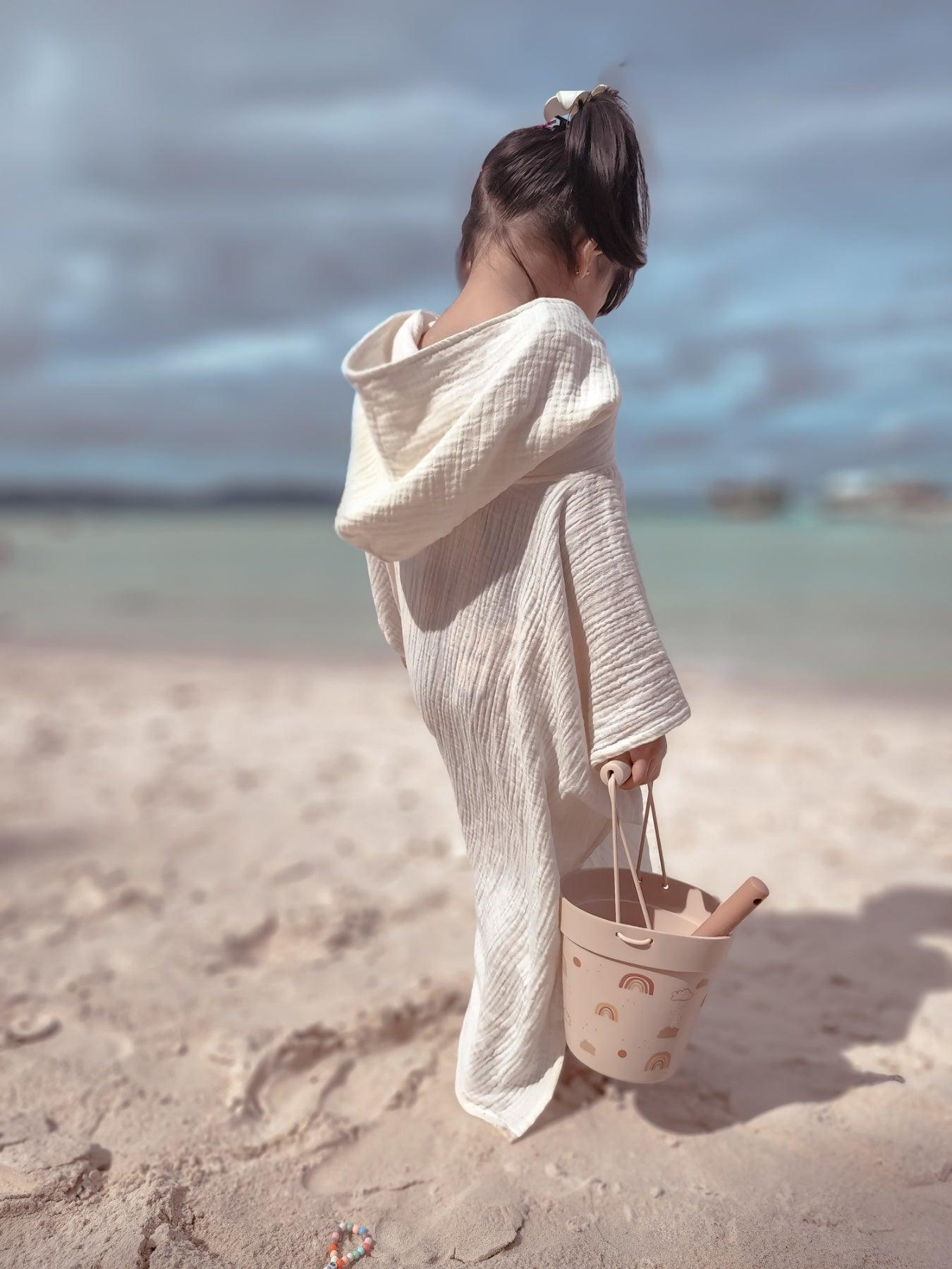C's Coleccion Beach Poncho Large (5-6yo) | The Nest Attachment Parenting Hub