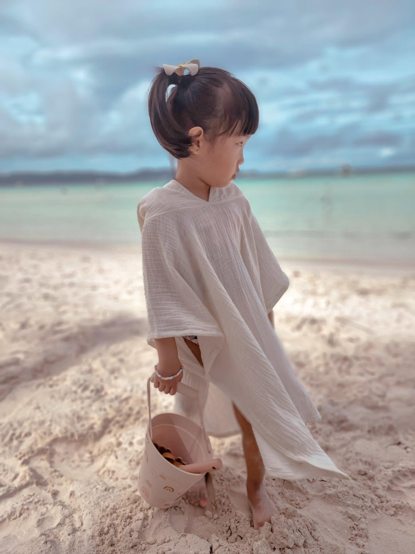 C's Coleccion Beach Poncho Small (1-2yo) | The Nest Attachment Parenting Hub