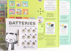 Cali's Book Battery Kit with Screwdriver | The Nest Attachment Parenting Hub