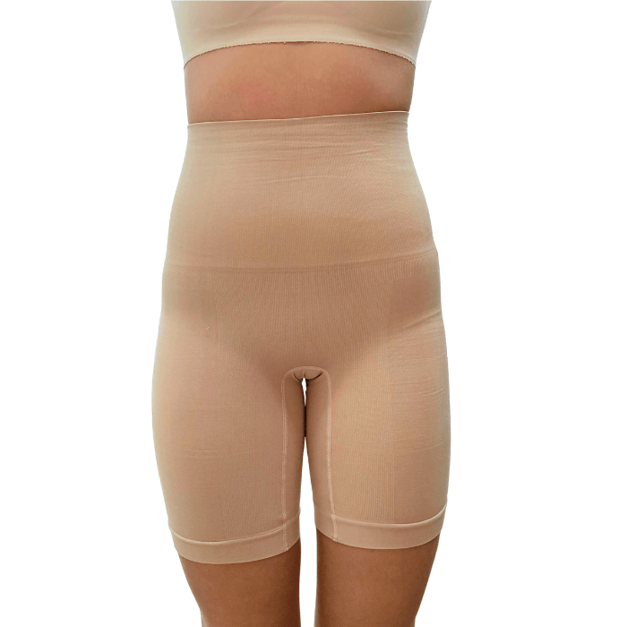 Carry-On Baby High Waist Postpartum Tummy Control Biker Shorts | The Nest Attachment Parenting Hub