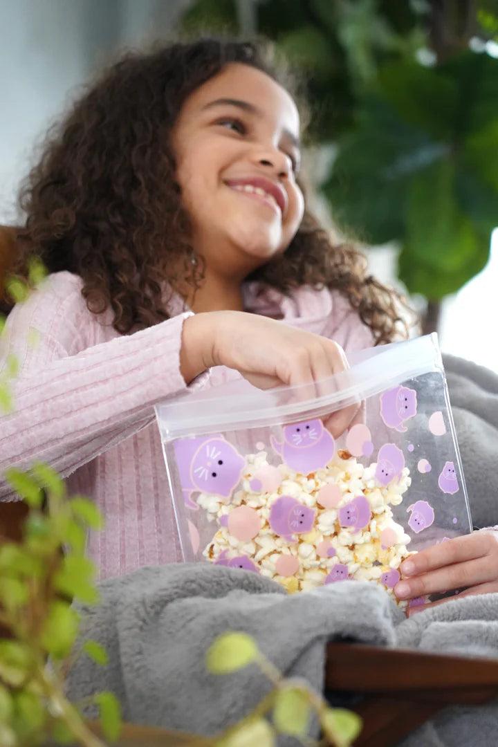 Melii EVA Reusable Snack Bags 4s | The Nest Attachment Parenting Hub