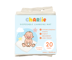 Charlie Disposable Changing Mat 20s | The Nest Attachment Parenting Hub