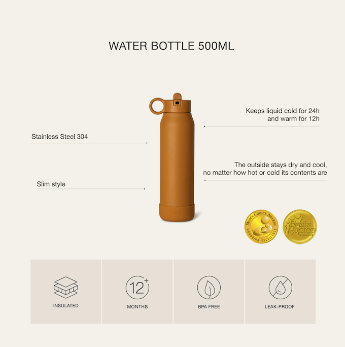 Citron 350ml Small Water Bottle (2023 model) | The Nest Attachment Parenting Hub