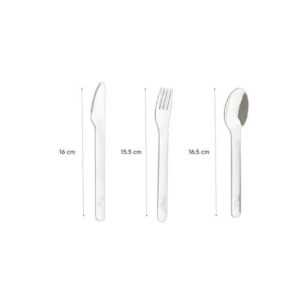 Citron Cutlery Set with Silicon Case 10m+ | The Nest Attachment Parenting Hub