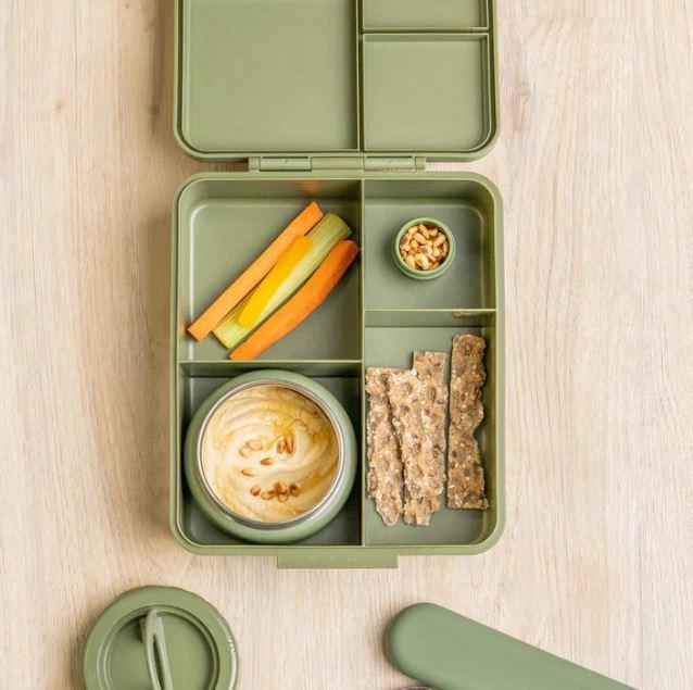 Citron Grand Lunchbox with 4 Compartments & Insulated Food Jar 18mo+ | The Nest Attachment Parenting Hub