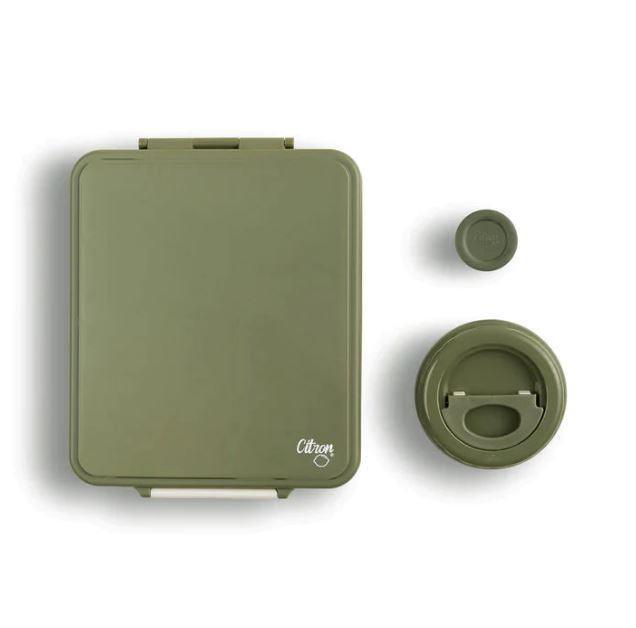 Citron Grand Lunchbox with 4 Compartments & Insulated Food Jar 18mo+ | The Nest Attachment Parenting Hub