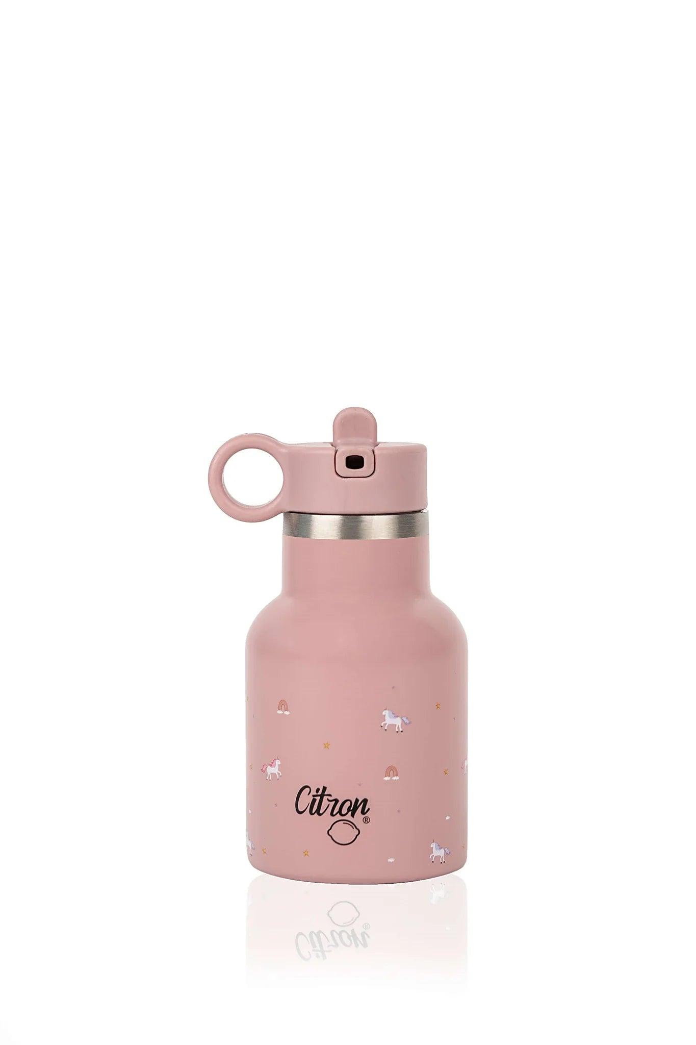 Citron QR-Enabled Lost-Poof Little Water Bottle 250ml (6m+) | The Nest Attachment Parenting Hub
