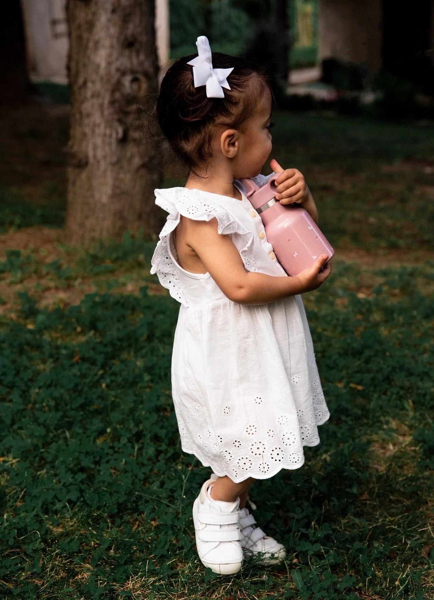 Citron QR-Enabled Lost-Poof Little Water Bottle 250ml (6m+) | The Nest Attachment Parenting Hub