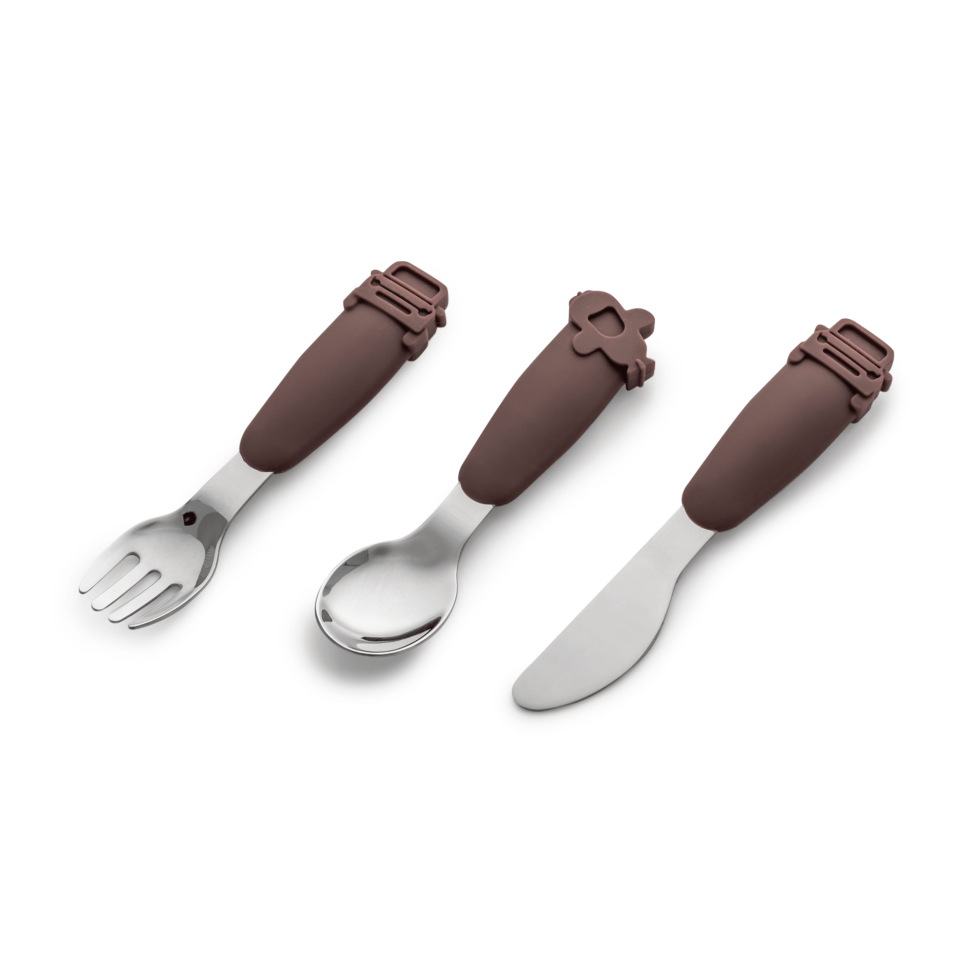 Citron Silicone Cutlery Set with Pouch | The Nest Attachment Parenting Hub