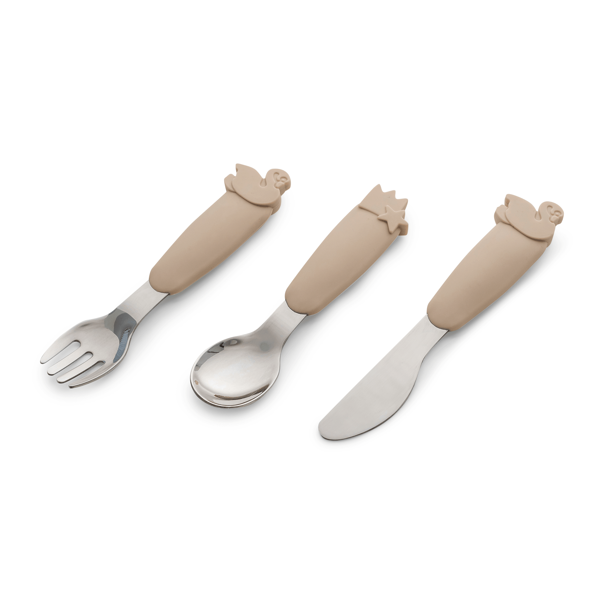 Citron Silicone Cutlery Set with Pouch | The Nest Attachment Parenting Hub
