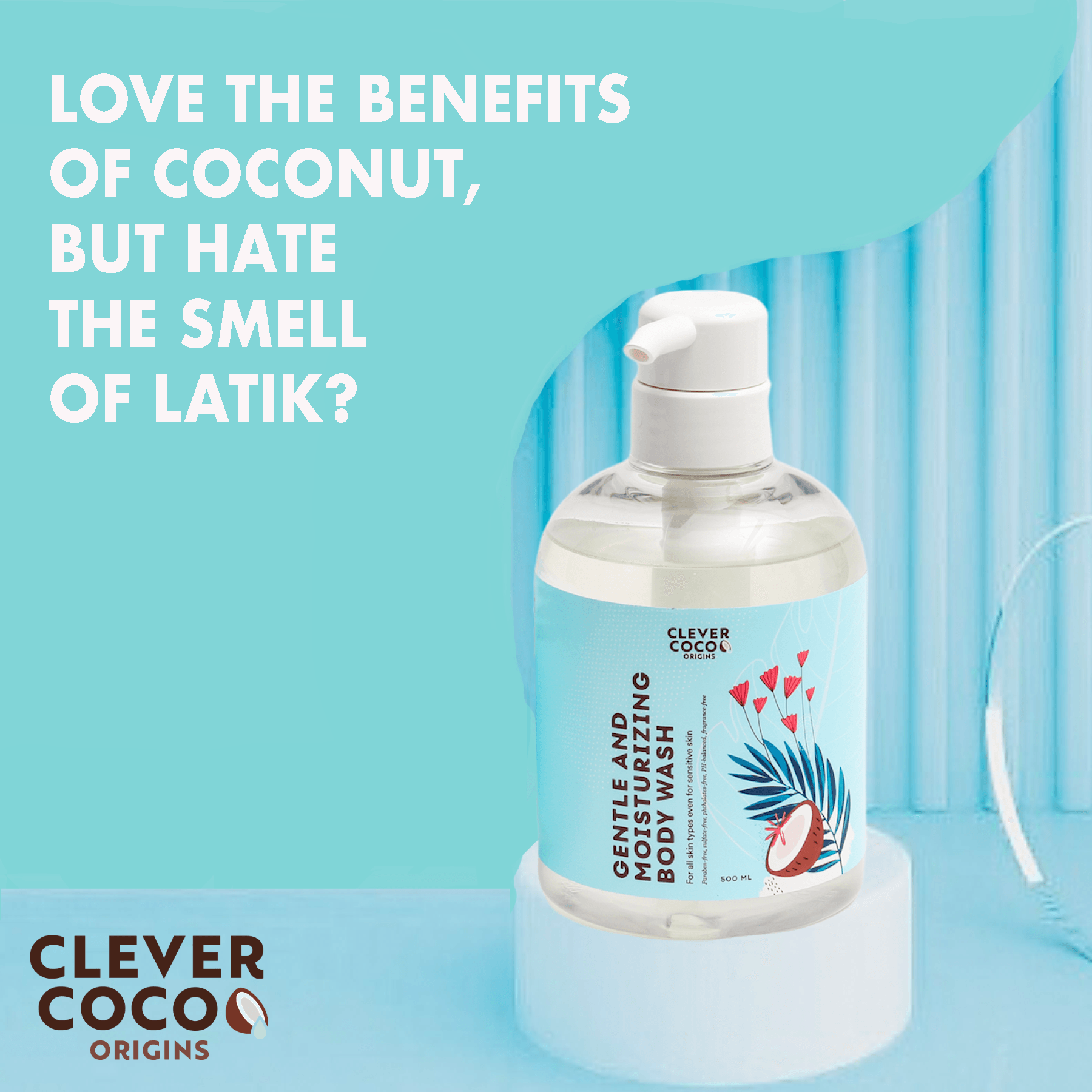 Clever Coco Origins Body Wash (500ml) | The Nest Attachment Parenting Hub