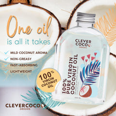 Clever Coco Origins Virgin Coconut Oil (200ml) | The Nest Attachment Parenting Hub