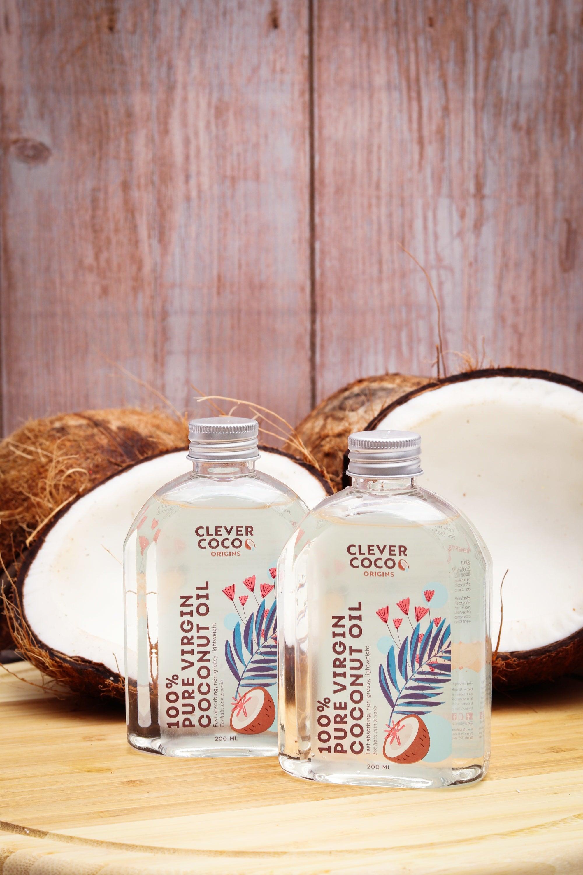 Clever Coco Origins Virgin Coconut Oil (200ml) | The Nest Attachment Parenting Hub