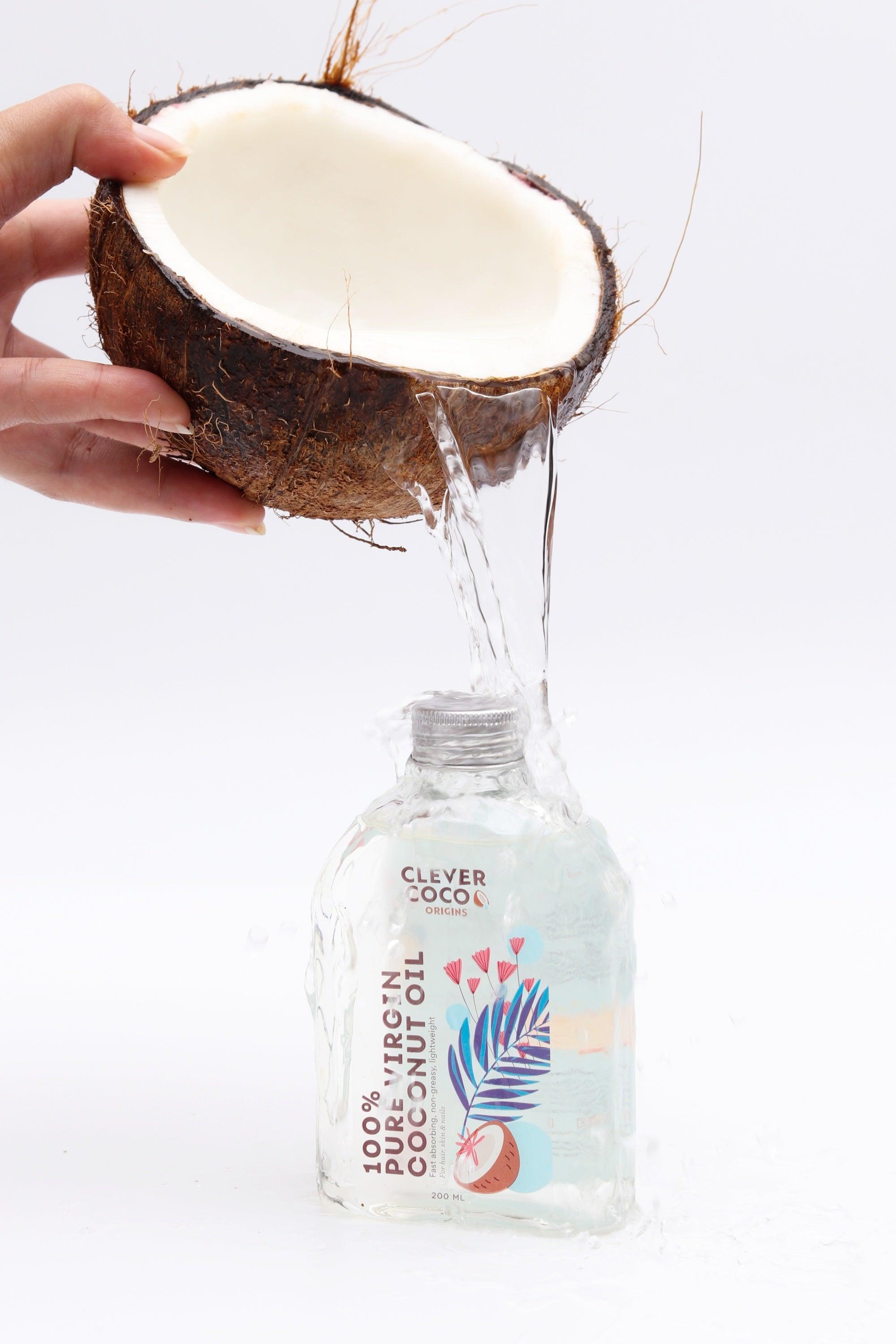 Clever Coco Origins Virgin Coconut Oil (200ml) | The Nest Attachment Parenting Hub