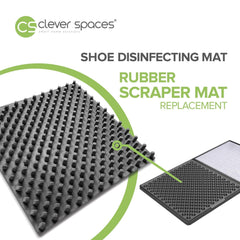 Clever Spaces Rubber Scraper Mat Replacement | The Nest Attachment Parenting Hub