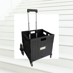 Clever Spaces Stair Climber Foldable Trolley Cart with Lid | The Nest Attachment Parenting Hub