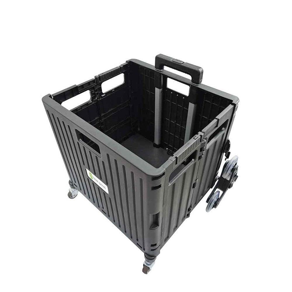 Clever Spaces Stair Climber Foldable Trolley Cart with Lid | The Nest Attachment Parenting Hub